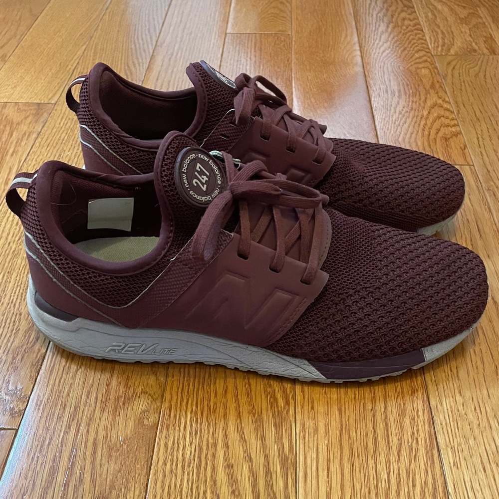 New Balance 247 Sport Burgundy/Overcast Grey 10.5